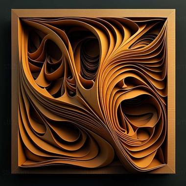 3D model abstract art (STL)